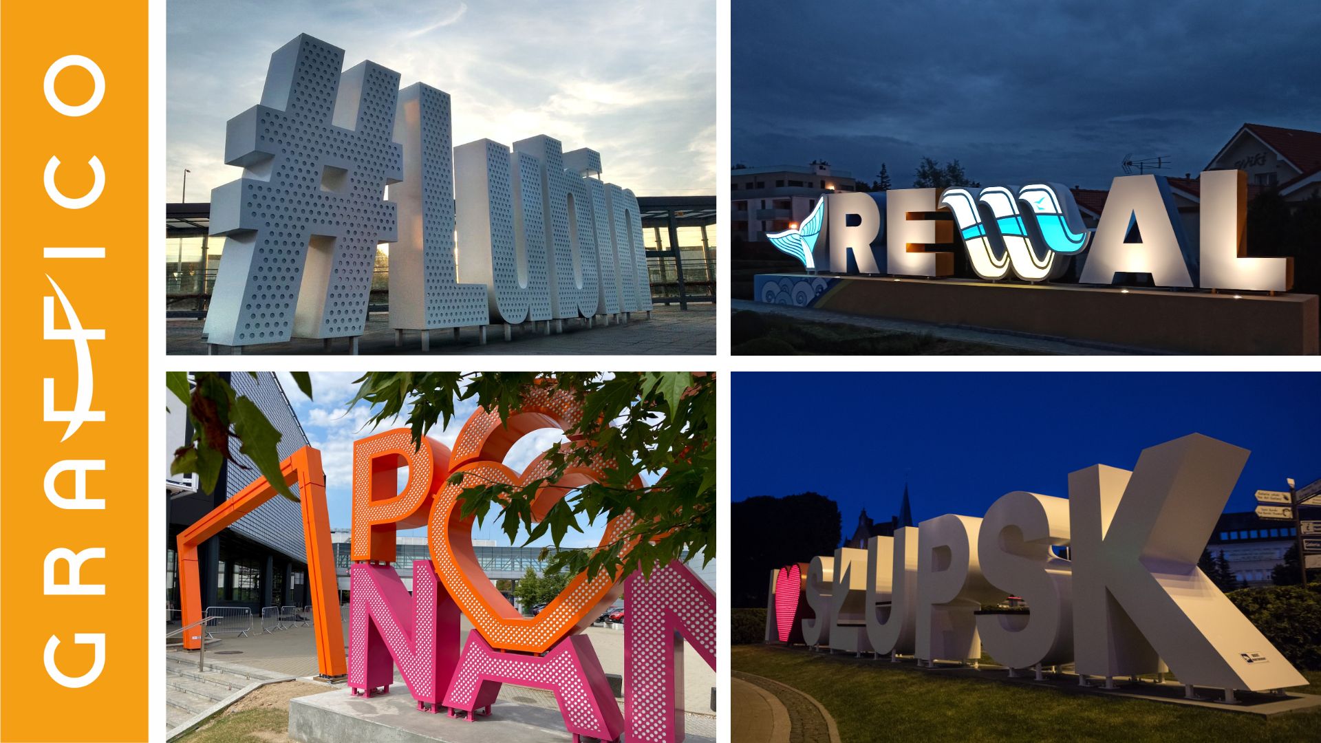 Litery reklamowe dla miast: Nowoczesny sposób promocji i budowania wizerunku