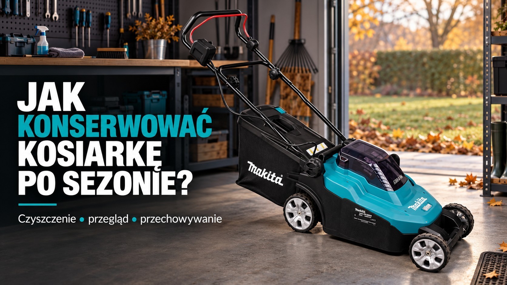 Jak prawidłowo konserwować kosiarkę po zakończeniu sezonu?
